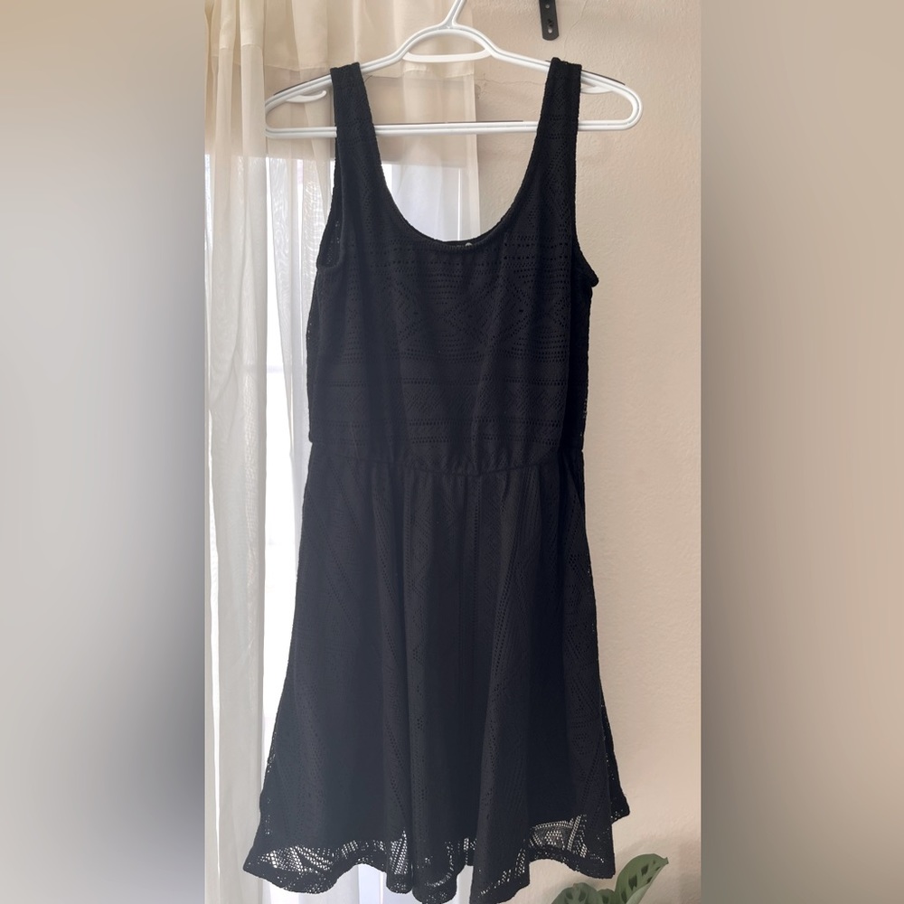 Black Flowy Dress from Cotton On
